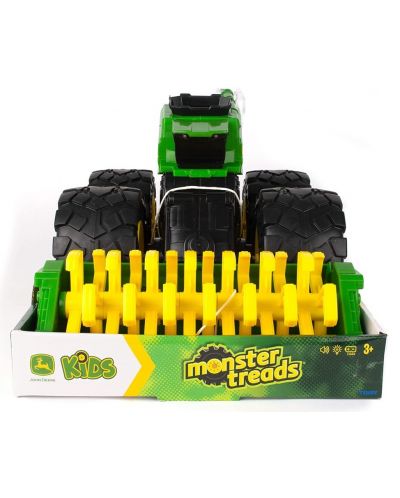 Детска играчка Tomy John Deere - Комбайна, с чудовищни гуми - 4