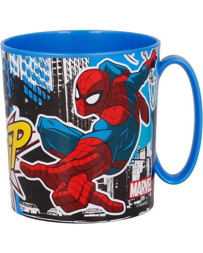 Детска чаша за микровълнова Stor Spider-Man - Streets, 350 ml - 1