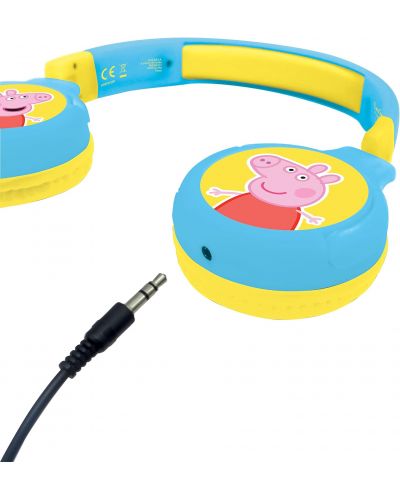 Детски слушалки Lexibook - Peppa Pig HPBT010PP, безжични, сини - 3