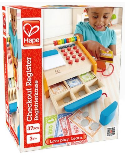 Детски дървен касов апарат HaPe International - 4