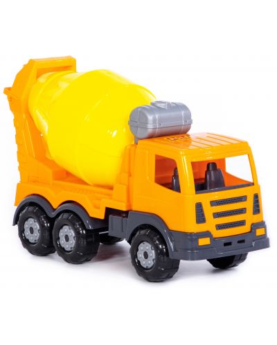 Детска играчка Polesie Toys - Камион с бетонобъркачка - 1