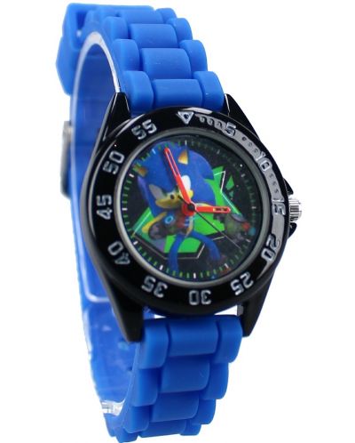 Детски часовник Vadobag Sonic - Kids Time,  релефна каишка - 3