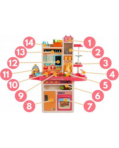 Детска кухня Buba - Розова, 65 части - 7