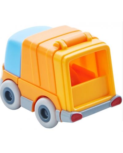 Детска играчка Haba - Камион за боклук с инерционен двигател - 2