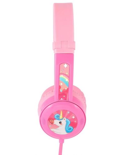 Детски слушалки BuddyPhones - Travel, розови - 2