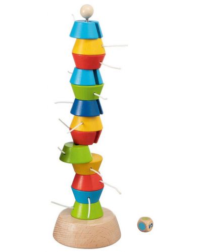Детска игра Goki - Балансна кула - 1