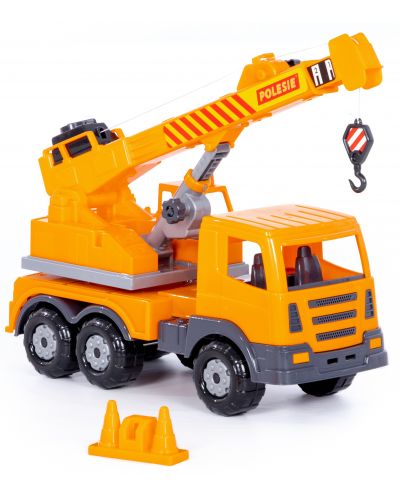 Детска играчка Polesie Toys - Камион с кран - 1