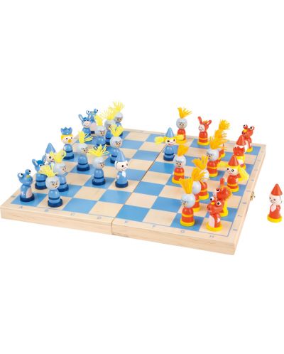 Детски дървен шах Small Foot - Рицари - 2