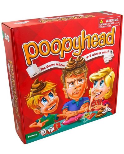 Детска игра Raya Toys - Poopyhead, с карти - 1