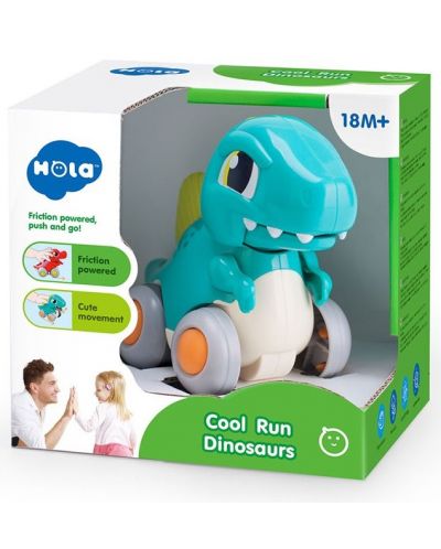 Детска играчка Hola Toys - Бързият динозавър, син - 2