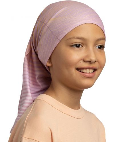 Детска кърпа за глава BUFF - Coolnet UV Katsy Orchid, лилава - 4