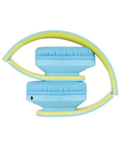 Детски слушалки PowerLocus - P2, безжични, сини/зелени - 3