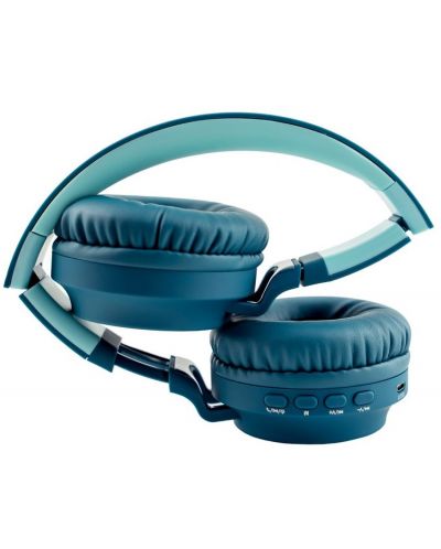 Детски слушалки PowerLocus - Buddy, безжични, сини - 3