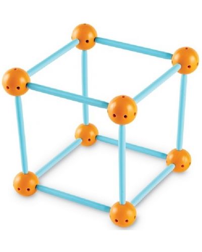 Детски комплект Learning Resources - Геометрични пръчки с топчета - 3