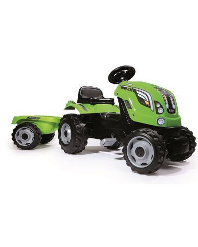 Детски трактор с педали Smoby - Farmer XL, зелен - 1