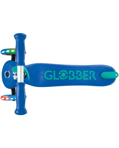 Детска тротинетка Globber - Primo Plus Lights, синя - 6