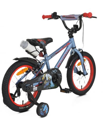 Детски велосипед Byox - Monster сив,  16′′ - 3