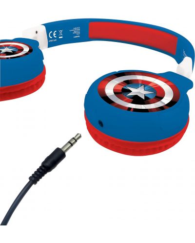 Детски слушалки Lexibook - Avengers HPBT010AV, безжични, сини - 3