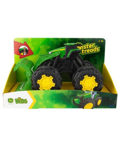 Детска играчка Tomy John Deere - Трактор, с чудовищни гуми - 5