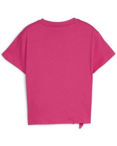 Детска тениска Puma - Essentials+ Logo , розова - 2