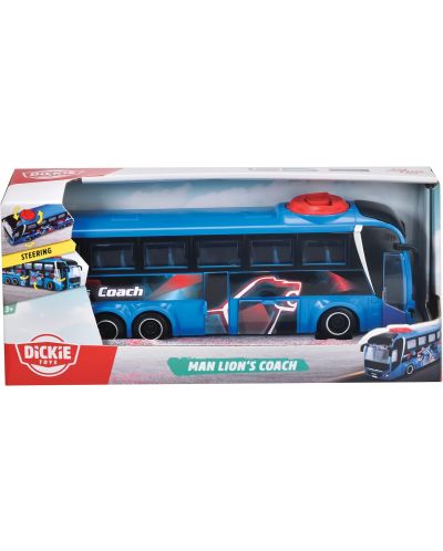 Детска играчка Dickie Toys - Туристически автобус MAN Lion's Coach - 1