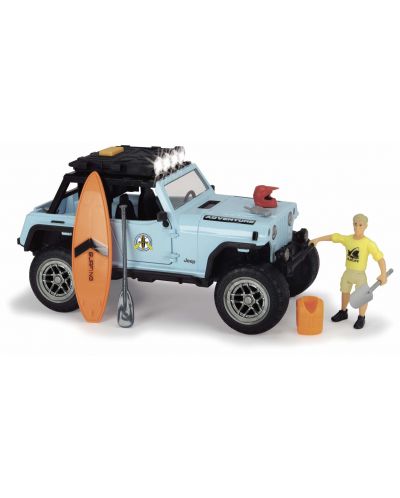 Детска играчка Dickie Toys Playlife -  Джип със сърфист,  22 cm - 2