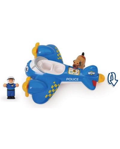 Детска играчка Wow Toys Emergency - Пийт, полицейския самолет - 2