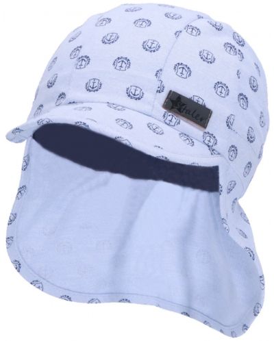 Детска шапка с платка с UV 50+ защита Sterntaler - С котвички, 49 cm, 12-18 месеца - 1