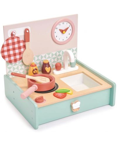 Детска дървена мини кухня Tender Leaf Toys - С аксесоари - 2