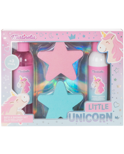 Детски комплект за баня Martinelia - Little Unicorn, 4 части - 1
