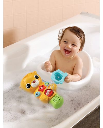 Детска играчка Vtech - Забавна видра за баня (на английски език) - 3