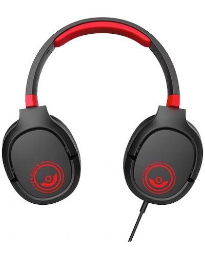 Детски слушалки OTL Technologies - Pro G1 Pokeball, черни/червени - 3