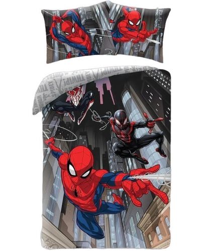 Детски спален комплект Halantex - Spider-Man, Town - 1