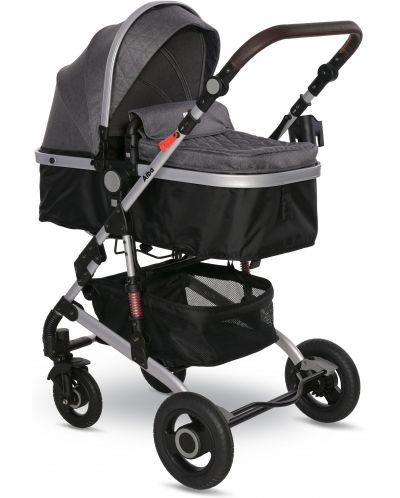 Детска количка Lorelli - Alba Premium, Steel Grey - 2