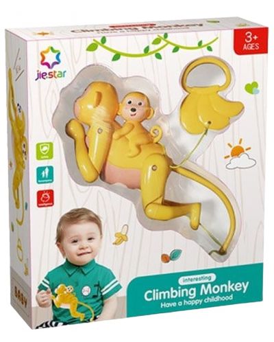 Детска играчка Raya Toys - Катереща се маймунка - 1