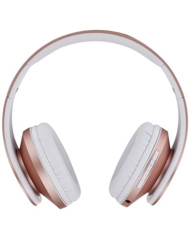 Детски слушалки PowerLocus - P2, безжични, розови/златисти - 3