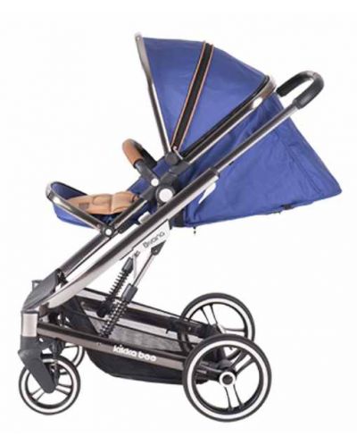 Детска количка 2 в 1 KikkaBoo Divaina - Тъмносиня, с кош за новородено - 10