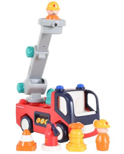 Детска играчка 2 в 1 Hola Toys - Музикална пожарна - 5