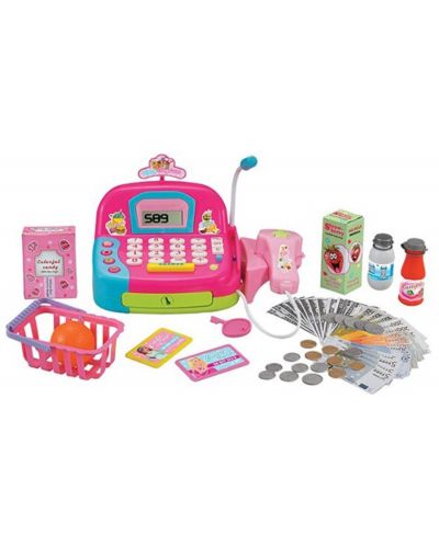 Детски комплект Raya Toys - Касов апарат на батерии - 1