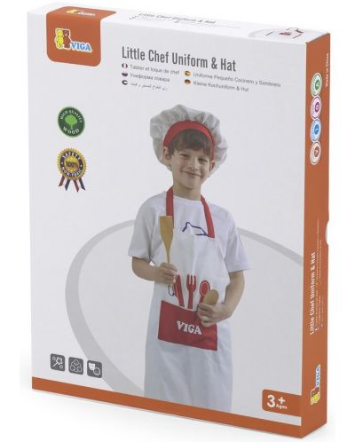 Детска готварска престилка Viga - С шапка - 2