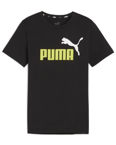 Детска тениска Puma - Essentials+ Two-Tone Logo , черна - 1