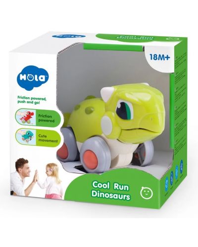 Детска играчка Hola Toys - Бързият динозавър, зелен - 2