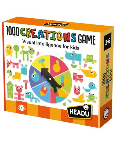 Детска игра Headu - 1000 творения - 1