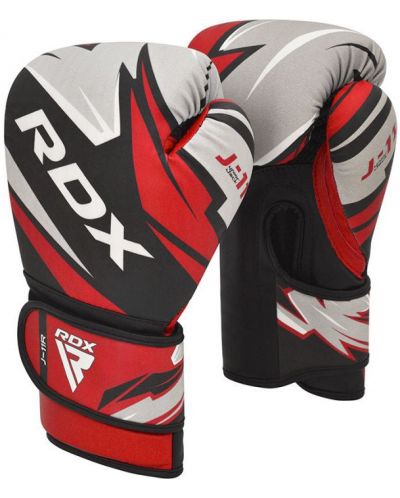 Детски боксови ръкавици RDX - J11, 6 oz, червени/черни - 2