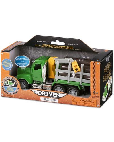 Детска играчка Battat Driven - Мини камион за дърводобив - 3