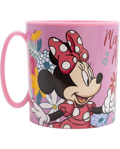 Детска чаша за микровълнова Stor Minnie Mouse - Spring Look, 350 ml - 2