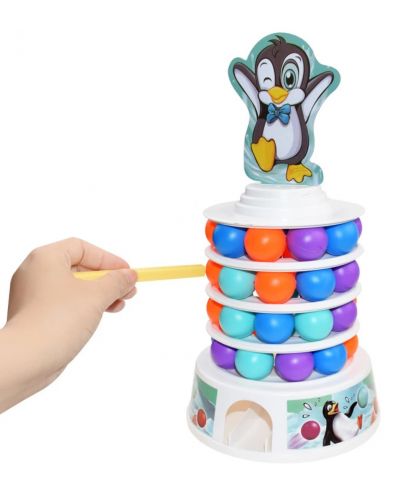 Детска игра за баланс Kingso - Люлеещ пингвин - 4