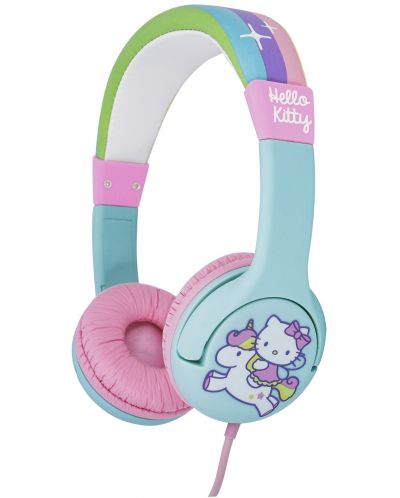 Детски слушалки OTL Technologies - Hello Kitty Unicorn, розови - 1