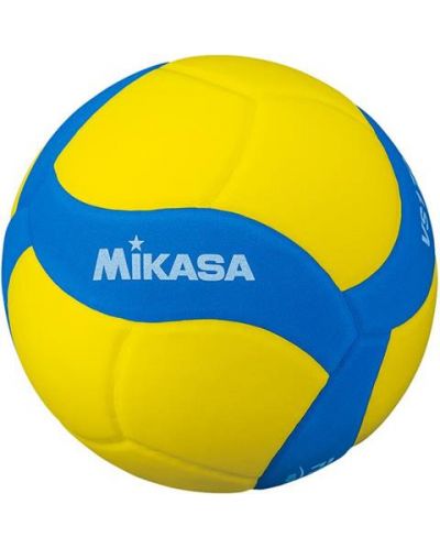 Детска волейболна топка Mikasa - VS220W, размер 5, жълта - 1