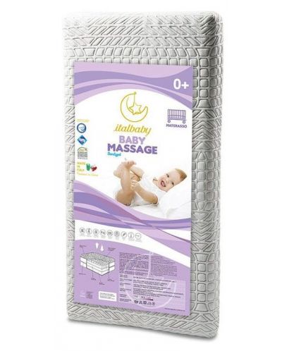 Детски матрак Italbaby - Massage, 60 х 120 х 12 cm - 2